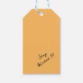 邪悪な魔女ハロウィユニークーン ギフトタグ (裏面)