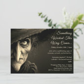 邪悪な魔女ハロウィーンの衣装パーティの招待状 招待状 (スタンド正面)