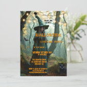 邪悪な魔女ハロウィーンの衣装パーティー 招待状 (スタンド正面)