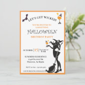 邪悪な魔女ハロウィーンの誕生日パーティーを開こう 招待状 (スタンド正面)