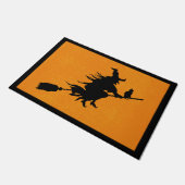 邪悪な魔女ハロウィーンフォーマット ドアマット (アングル)