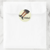 邪悪な魔女ハロウィーン ラウンドシール (バッグ)