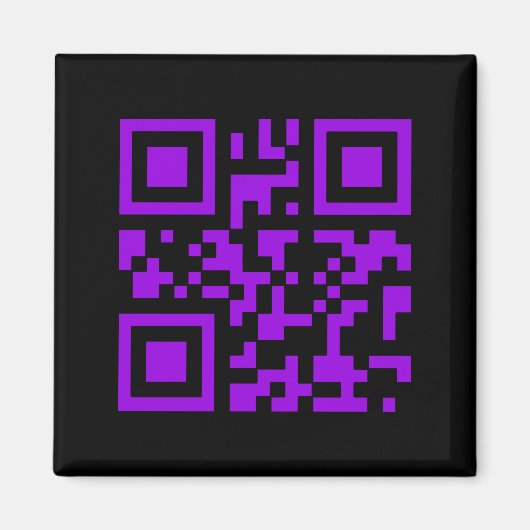 邪悪な魔女バーコード マグネット (正面)