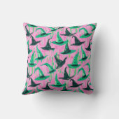 邪悪な魔女ビベピンクグリーン&ブラックウィッチハット クッション (裏面)