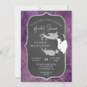 邪悪な魔女ブライダルシャワーハロウィンオットー 招待状 (正面)