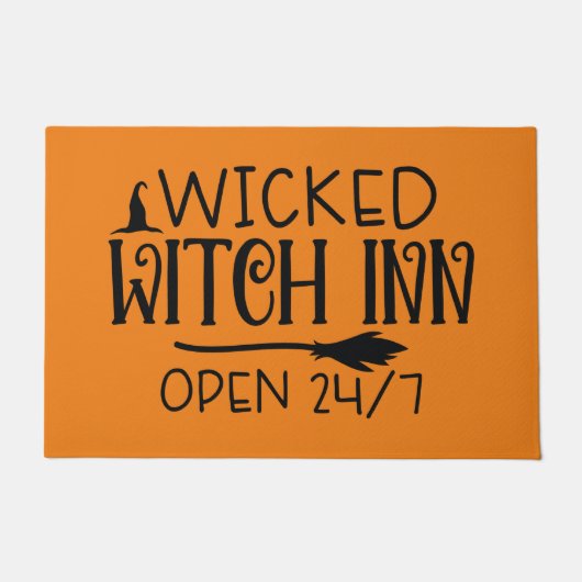 邪悪な魔女ホームデコールドアマット ドアマット (正面)