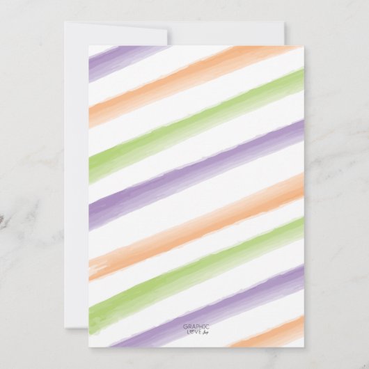 邪悪な魔女猫ハロウィーン誕生日パーティー、任意の年齢 招待状 (裏面)