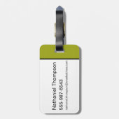 邪悪な魔女™オズ™ロゴのウィザード ラゲッジタグ (裏面縦)