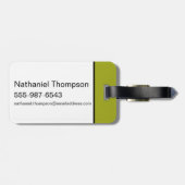 邪悪な魔女™オズ™ロゴのウィザード ラゲッジタグ (裏面横)