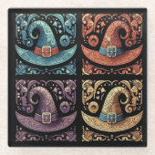 邪悪な魔女 ガラスコースター (正面)