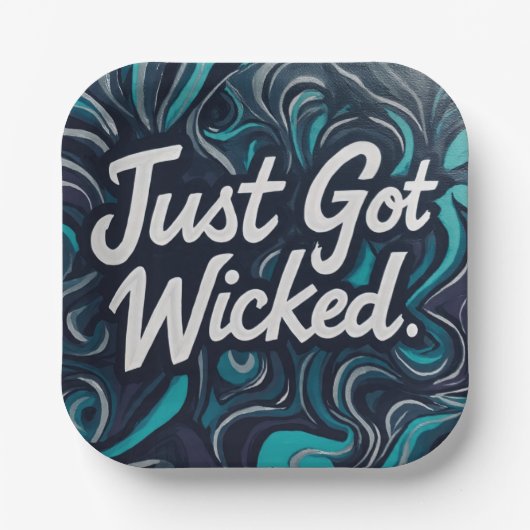 邪悪な魔女 ペーパープレート (正面)