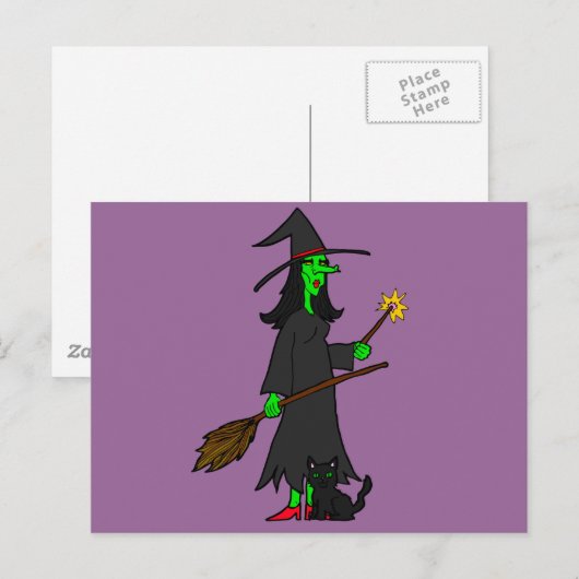 邪悪な魔女 ポストカード (正面/裏面)