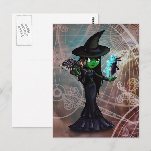 邪悪な魔女 ポストカード (正面/裏面)