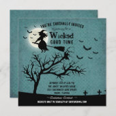 邪悪な魔女 招待状 (正面/裏面)