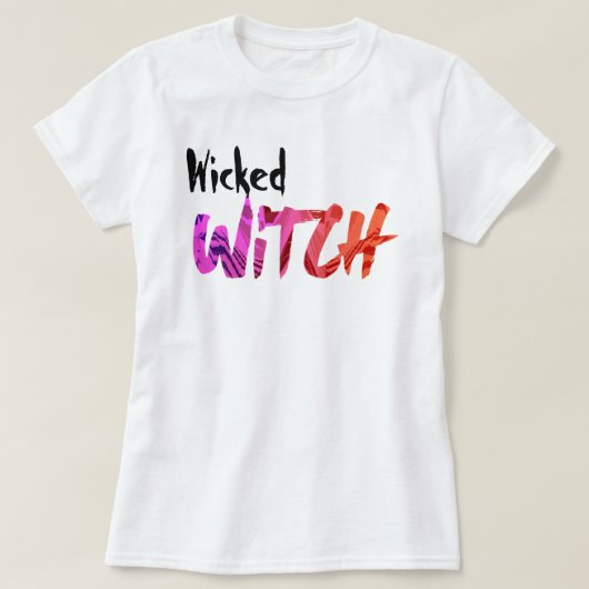 邪悪な魔女 Tシャツ (デザイン正面)