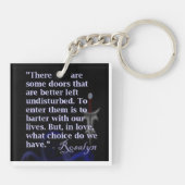 邪悪な魔法バイサンドラマデラキーチェーン キーホルダー (裏面)