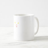 邪悪な黒猫のダークシジル ゴシックメタルアート コーヒーマグカップ (正面右)