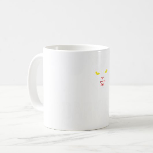 邪悪な黒猫のダークシジル ゴシックメタルアート コーヒーマグカップ (正面左)