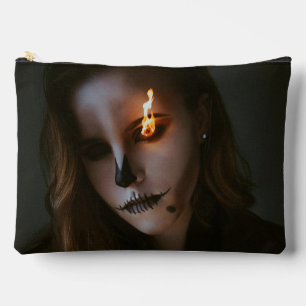 邪悪な1つのプリントカット縫い大きなアクセサリーポーチ アクセサリーポーチ