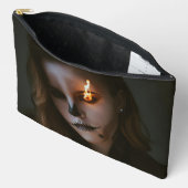 邪悪な1つのプリントカット縫い大きなアクセサリーポーチ アクセサリーポーチ (見開き)