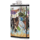 "邪悪な"ビニールの包まれたなフラスコを味わわないで下さい フラスク (左)