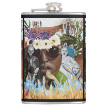 "邪悪な"ビニールの包まれたなフラスコを味わわないで下さい