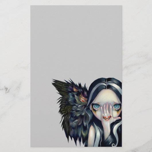 "邪悪な"文房具を話さないで下さい 便箋 (正面)