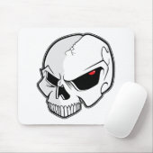 邪悪なBlood Red眼球のスカル マウスパッド (マウス)