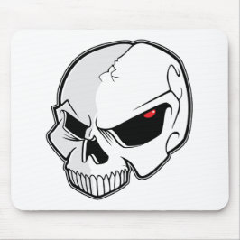 邪悪なBlood Red眼球のスカル マウスパッド