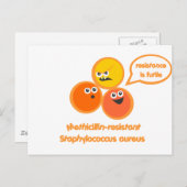 邪悪なMRSA ポストカード (正面/裏面)