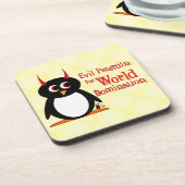 邪悪なPenguin™の世界の統治 コースター (左側)