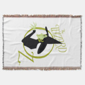 邪悪なWitch™ The Wizard of Oz™ロゴ スローブランケット (正面)