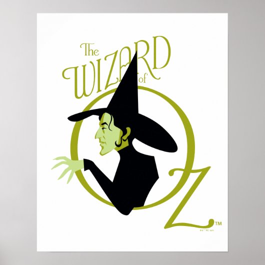 邪悪なWitch™ The Wizard of Oz™ロゴ ポスター (正面)