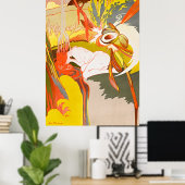 邪悪の源 – アールヌーボー・フェム・ファターレ ポスター (ホームオフィス)