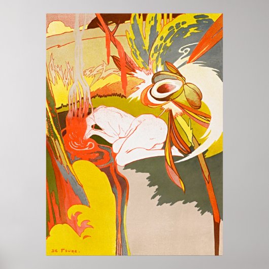 邪悪の源 – アールヌーボー・フェム・ファターレ ポスター (正面)