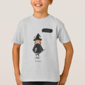 邪悪スタイリッシュな魔女Tシャツ Tシャツ (正面)