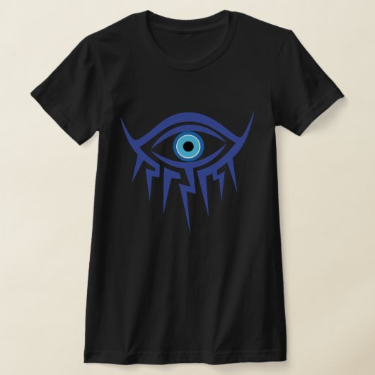 邪眼とプロビデンスの目 Tシャツ (レイダウン)
