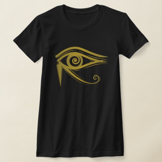 邪眼とプロビデンスの目 Tシャツ (レイダウン)