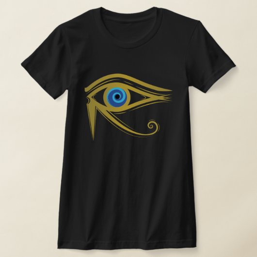 邪眼とプロビデンスの目 Tシャツ (レイダウン)