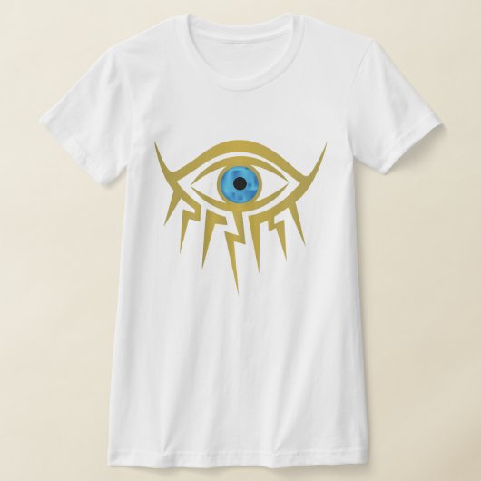 邪眼とプロビデンスの目 Tシャツ (レイダウン)