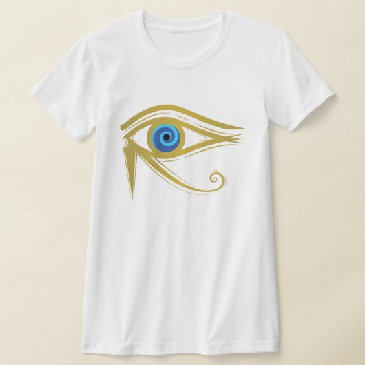 邪眼とプロビデンスの目 Tシャツ (レイダウン)