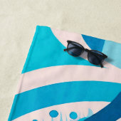 邪眼カラフルブルーモダンビーチタオル ビーチタオル (インサイチュ)