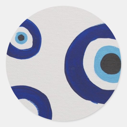 邪眼サークルステッカー ラウンドシール (正面)