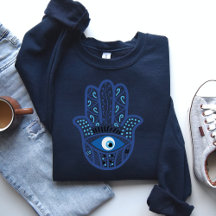 邪眼スウェットシャツ、エネルギー保護ギフトTシャツ