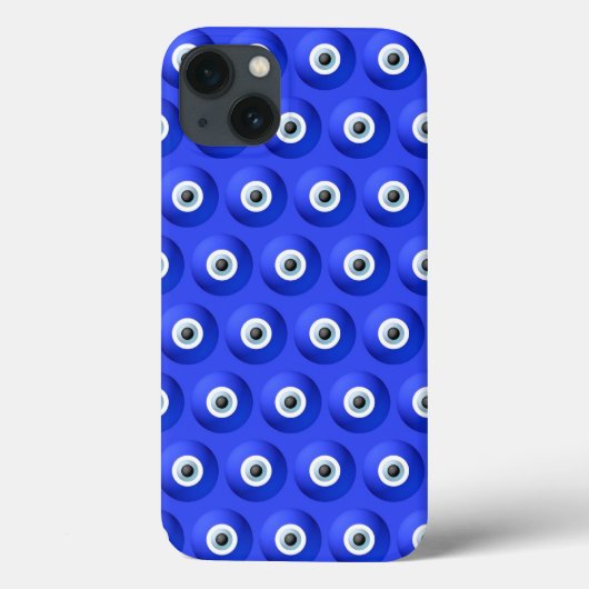 邪眼模様の幸運チャーム Case-Mate iPhoneケース (裏面)