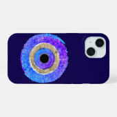 邪眼 iPhone 15 カバー (裏面横)