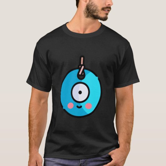 邪視 ナザール+アミュレット 守護 お守り 幸運 Tシャツ (正面)