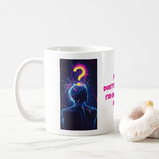 邪魔しないおもしろマグカップ コーヒーマグカップ (ドーナツ)