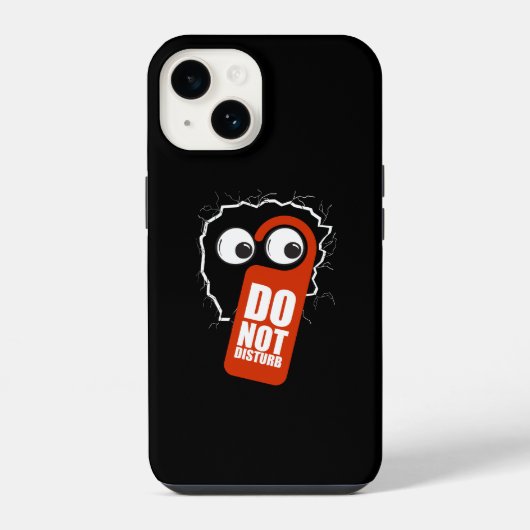 邪魔しないでください.b iPhoneケース (裏面)