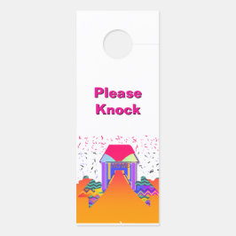 邪魔しないで/お願い白く家をノック ドアノブサイン